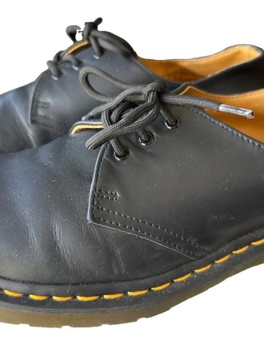 Dr. Martens Docs 1461 Black Leather Low Top Oxford Shoes – Size US M8/ W9.5